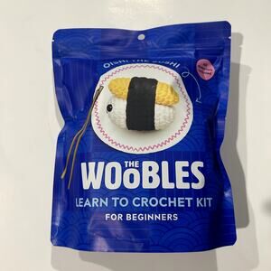 The Woobles Oishi The Sushi Crochet Kit & Hook For Beginners Yarn Craft Rare NEW